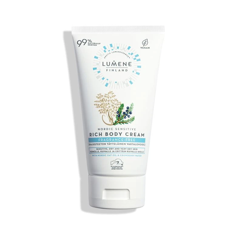 LUMENE Body Care Nordic Sensitive Fragrance-Free Rich Body Cream, 150 Ml 1 LUMENE Body Care Nordic Sensitive Fragrance-Free Rich Body Cream, 150 Ml