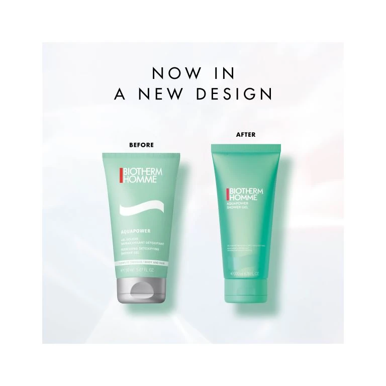 Biotherm Aquapower Homme Refreshing Showergel, 150 Ml 2 Biotherm Aquapower Homme Refreshing Showergel, 150 Ml - Billede 2
