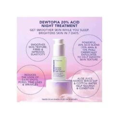 Dewtopia 20% Acid Night Treatment, 30 Ml -Clarins Salgsbutik ole henriksen dewtopia 20 acid night treatment 30 ml 2